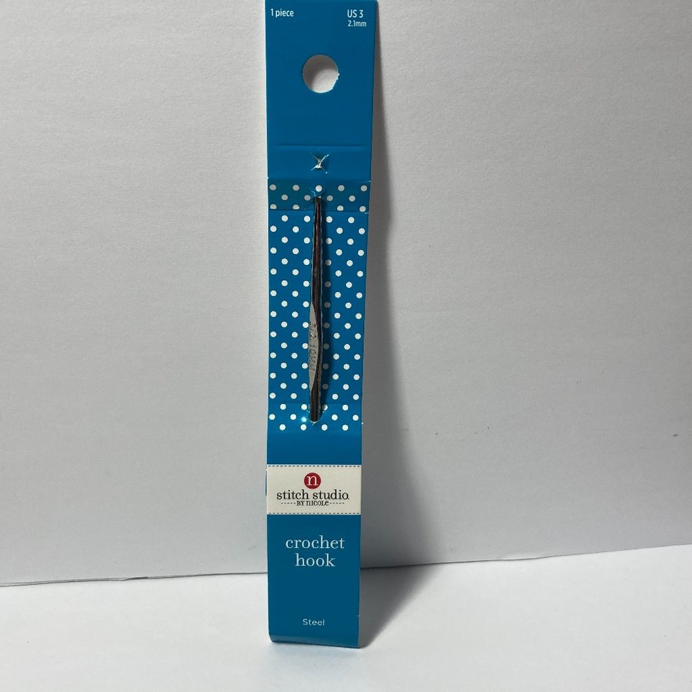 Steel Crochet Hook US Size 3 (2.1mm)